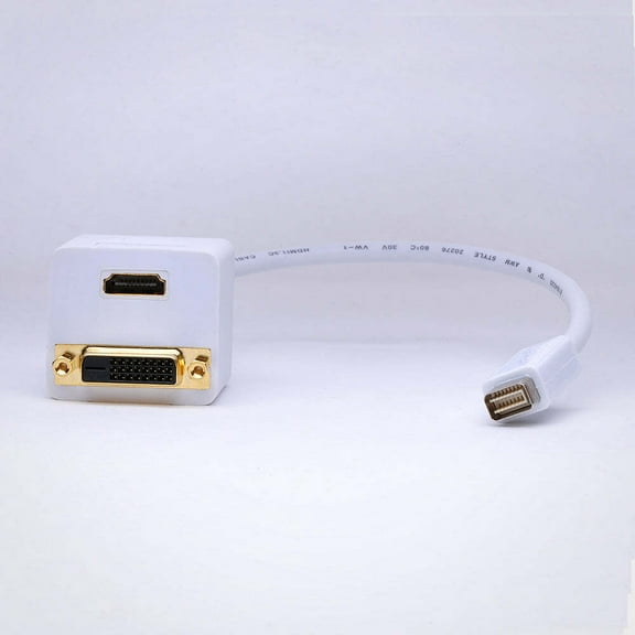 1ft Mini DVI to DVI and HDMI Adapter Cable HIGH-Q