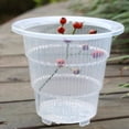thumbnail image 2 of Orchid Pots Slotted Plants Plastic Container With Holes Transparent Flower Succulent Pot, 2 of 8