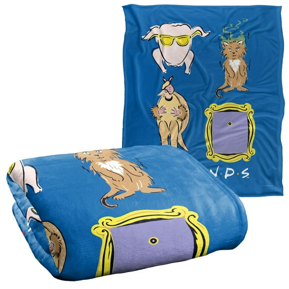 Friends Symbols Officially Licensed Silky Touch Super Soft Throw Blanket 50' x 60'