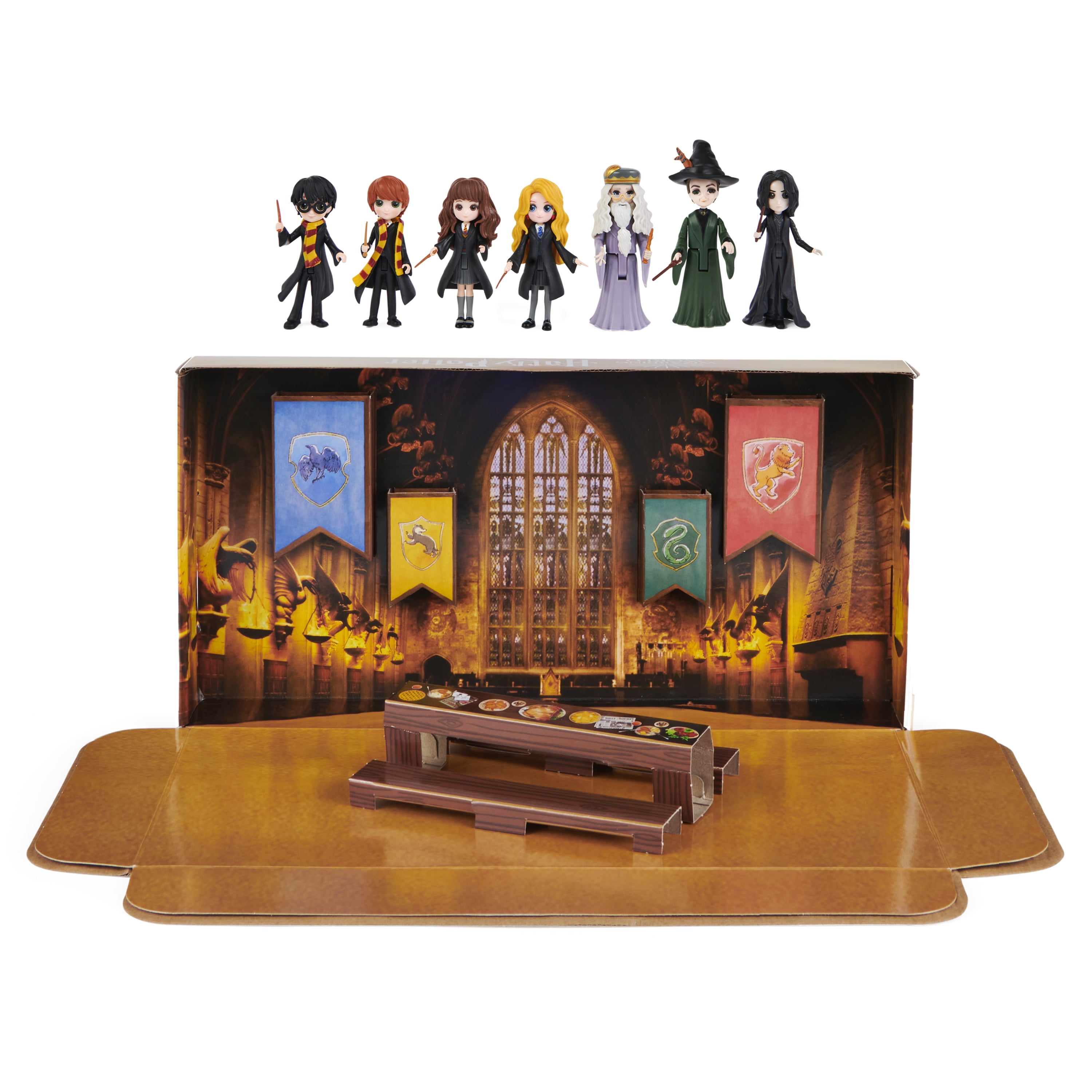 adopteren emmer Zenuw Wizarding World Harry Potter, Magical Minis Collector Set with 7  Collectible 3-inch Toy Figures, Kids Toys for Ages 5 and up - Walmart.com