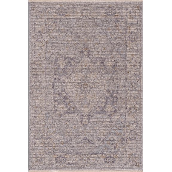 BoutiqueRugs Kimi Traditional Area Rug - Medium Gray, Charcoal, Teal - 10' x 13'11"