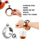 thumbnail image 3 of Frasco de brazalete de acero inoxidable 304 con embudo hecho a mano en caja de regalo para mujeres, niñas, baile, fiesta de cumpleaños, club, bar, 3.5 oz, 3 of 5