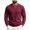 Wine, variant on COMVALUE Men's Fall Crewneck Sweatshirts Patchwork Long Sleeve Corduroy Texture Casual Pullover Shirt (Wine, XL)
