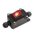 thumbnail image 1 of fastboy Interrupteur de Commutation de Cordon en Ligne Interrupteur à Bascule DC 12V-24V 2 Position 4Pin DPST Off Interrupteur à Bascule avec Bouton Bascule Rouge, 1 of 6