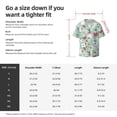 thumbnail image 7 of Wukai Bunny And Rose Men's Casual Short-Sleeve Button Down Shirt - Lightweight Summer Dress Shirt for Daily Wear-XX-Large, 7 of 7