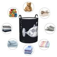 thumbnail image 6 of LNWH Laundry Basket, Cartoon Underwater Submarine Pattern Foldable Laundry Hamper With Handles Waterproof, Medium, 6 of 8