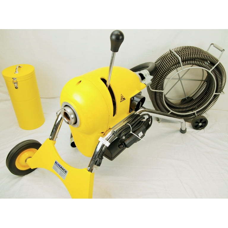 BLUEROCK SDS200 2 inch - 8 inch Sectional Pipe Drain Cleaning Machine 60' Snake Cleaner