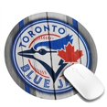 thumbnail image 3 of Toronto Baseball Round Non-Slip Rubber 1 PC 8in Mouse Pad 3mm Thick Polyester Surface for Office Gaming PC, Bluebird Mouse Pad LS255, 3 of 7