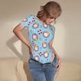 thumbnail image 5 of Naloa Gnome Pool Party Women's Short-Sleeved Onesie, One-Piece Swimsuit for Parties, dates, clubs - X-Large, 5 of 9