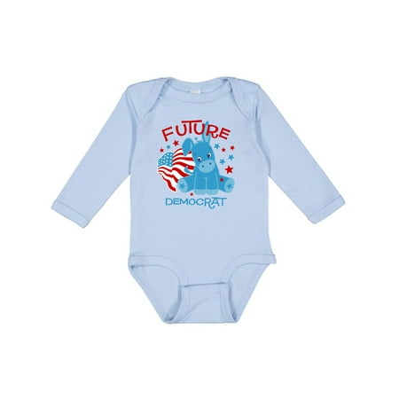 

Inktastic Donkey Future Democrat Boys or Girls Long Sleeve Baby Bodysuit