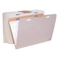 thumbnail image 2 of Vertical Flat File Folders (8 Pack) - 27.5" x 39" Manila Folders - Large Capacity for 22x34 & 24x36 Documents - Stackable Office Filing, Modern Design, 2 of 2