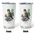 thumbnail image 5 of Eastern Phoebe Bird Lover Tumbler 20oz - Custom Stainless Travel Mug with Straw & Handle - Personalized Bird Gift for Women, Girls yDI3ti, 5 of 6