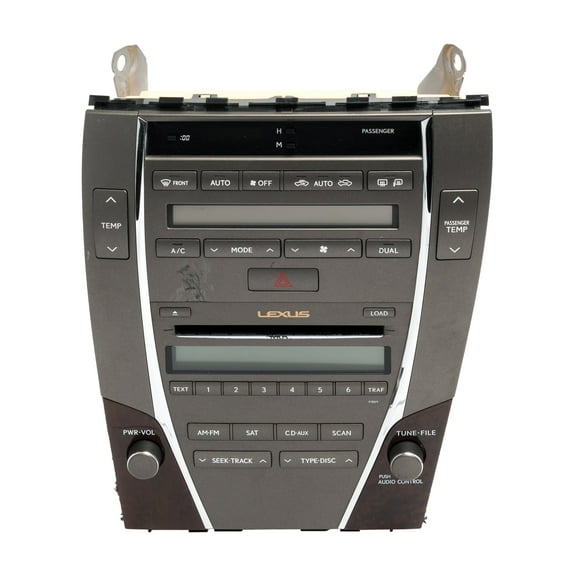 Restored 2010-12 Lexus ES350 AM FM Radio 6 Disc CD Player w AC Controls 86120-33E40 P1869 (Refurbished)