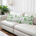thumbnail image 2 of Modern Geometric Green Body Pillow Cover 20 x 60 Inch Decorative Pillow Cover Abstract Minimalist Artwork Lines Lumbar Pillowcase Seasonal Rectangle Cushion Case for Couch Sofa Bed Living Room, 2 of 9