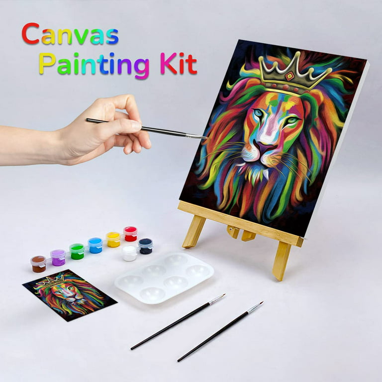CUSTOM PRE DRAWN CANVASES ONLY] Pre Drawn Canvas Kit, Sip and Paint Canva