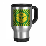 Rio Brazil Carnival Passion Travel Mug Flip Lid Stainless Steel Cup Car Tumbler Thermos