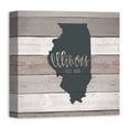 thumbnail image 2 of Creative Products Illinois Established 16x16 Canvas Wall Art, 2 of 5
