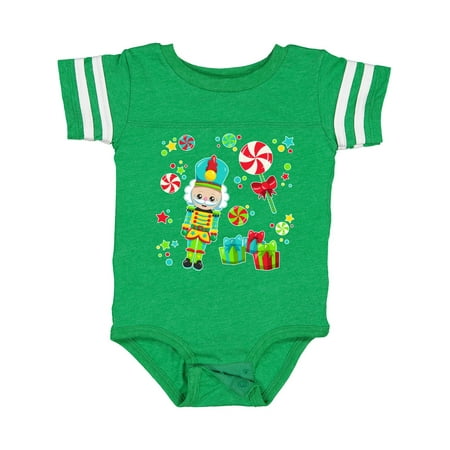

Inktastic Holiday Nutcracker and Candy for Christmas Gift Baby Boy or Baby Girl Bodysuit