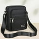thumbnail image 3 of Bolso Hombre Vertical Bolso Bandolera Multibolsillos Bolso Hombro Impermeable (4 Negro) (4 Negro), 3 of 7