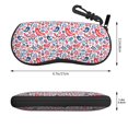 Sigee Birds Flowers for Soft Eyeglass Cases for Women and Men Zipper