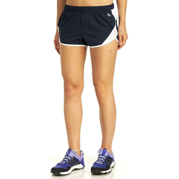 Soffe Soffe Juniors Woven Mesh Insert Shorts, Navy, Large Walmart