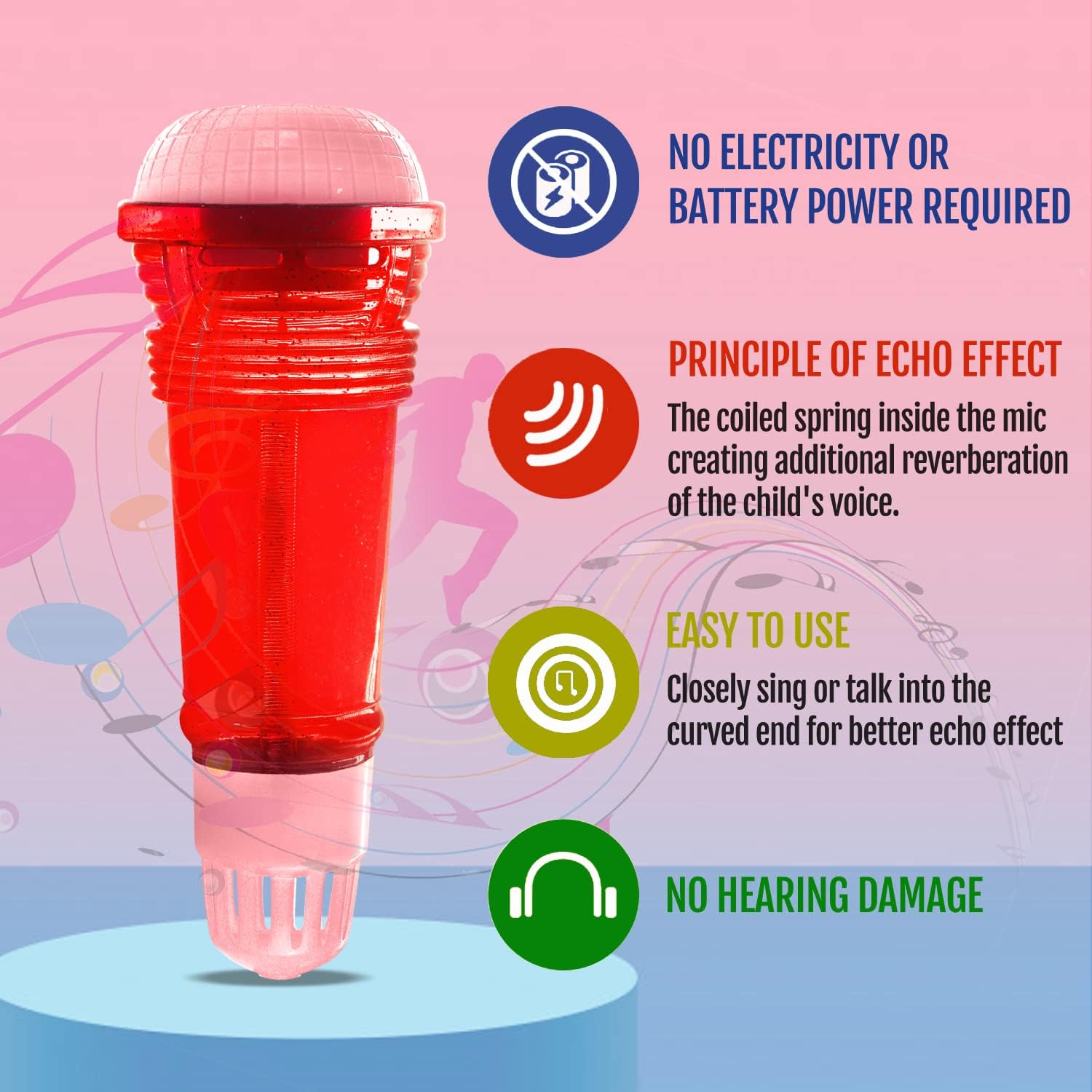 Novelty Place Echo Mic Magic Karaoke Microphone for Kids photo 3