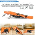 thumbnail image 4 of Dteck Case For Apple iPad 10.2" 8th Generation 2020 Released,Shockproof Armor Rugged Rubber Hard Back Heavy Duty Protective Hard Strap Kickstand iPad 7th Gen 10.2" 2019 Cover,Orange, 4 of 6