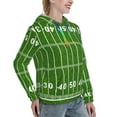 thumbnail image 6 of Haiem American Football Field2 for Women's Fashion Hoodies & Sweatshirts with Kangaroo Pocket,Hooded Sweatshirt with Eye-catching Drawstrings-XX-Large, 6 of 7