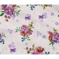 thumbnail image 4 of oneOone Cotton Flex Pink Fabric Leaves & Watercolor Flower Floral Dress Material Fabric Print Fabric By The Yard 40 Inch Wide, 4 of 4