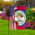 thumbnail image 5 of American Flag Waving Show Belize Flag Belizean American Friendship Proud Root House Flag, Double-Sided Decorative Outdoor Flag, Patriotic Polyester Yard Flag 29.5 x 39.5 in, 5 of 5