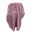 thumbnail image 3 of AuroraX Decorative Knit Striped Fleece Throw Blanket for Couch Bed Soft Purple Warm Cozy Blanket 27"x39" Washable Throw for All Seasons, 3 of 3