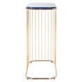 thumbnail image 2 of Safavieh Stafford Morden Wood and Metal End Table, Blue / Gold, 2 of 11