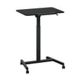 thumbnail image 5 of Seville Classics airLIFT Height Adjustable Pneumatic Laptop Sit Stand Desk Mobile Rolling Cart, Computer Workstation for Home Office, Classroom, Black, 25.6" Tilting Desktop, 5 of 10
