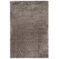 thumbnail image 3 of SAFAVIEH Colorado Tarek Solid Plush Polyester Shag Area Rug, Mushroom, 6' x 9', 3 of 9