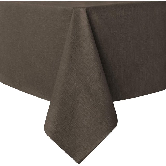 Clear Plastic Tablecloth x Vinyl PVC Rectangle Table Cloth Protector Oil Spill Proof Wipe Clean Table Cover for Dining Table Parties & Camping Crystal Clear