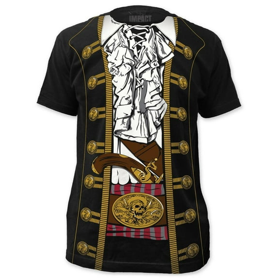 Pirate Prince Costume Tee (slim fit) Apparel T-Shirt - Black