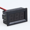 thumbnail image 3 of 0.56'' 3 cables DC 0.00V.0V LED Panel Digital Display Voltaje Medidor Voltímetro Verde Baoblaze Volt Panel Meter, 3 of 7