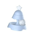 thumbnail image 3 of Rodillo de juguete para gatos, juguetes de rompecabezas para ejercicios, diseño de de Navidad, juegos de ejercicio, juguetes de pista, juguetes , 2 capas azul, 3 of 8