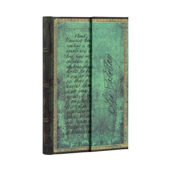 Paperblanks | Tolstoy, Letter of Peace | Hardcover | Mini | Lined | Wrap Closure | 176 Pg | 85 GSM (Diary)