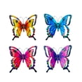 thumbnail image 2 of Metal Butterfly Wall Art Decor 4 Pack, Colorful Hanging Butterfly Sculpture for Indoor Outdoor Garden Yard Patio Fence, Gift for Mom Friend A, 2 of 6