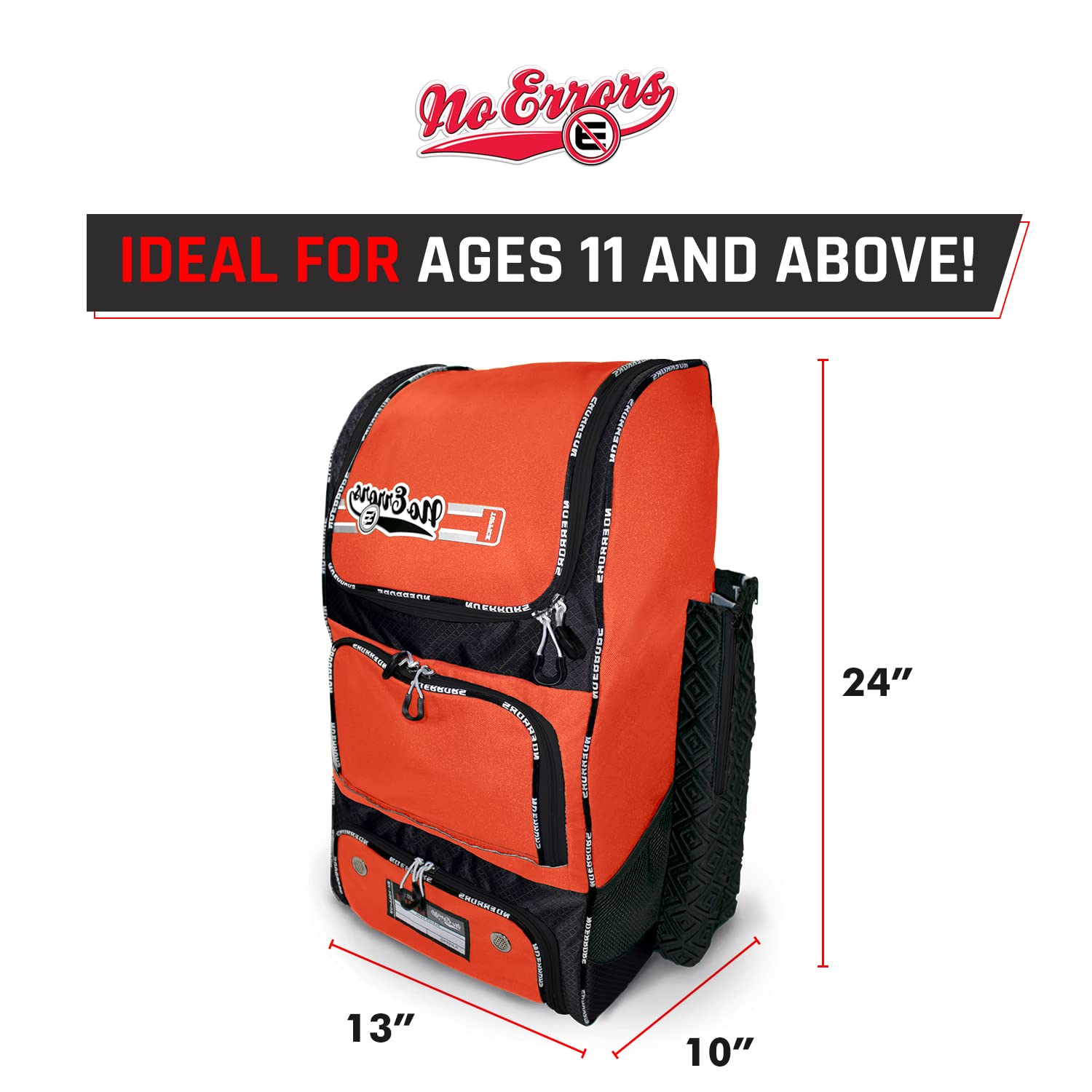Top Pick Baseball Backpack for Kids - Heavy Duty Youth Baseball and Softball Bag with Fence Hooks - Dual Glove and Bat Compartments