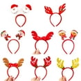 thumbnail image 3 of Diademas navideñas Reno de Papá Noel Banda para la cabeza para niños Vestir Cuerno de reno, 3 of 8