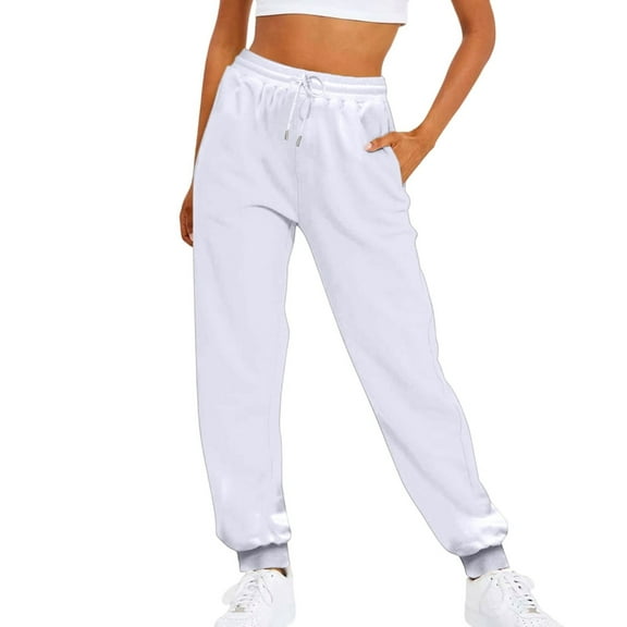 Women's winter new loose casual sports elastic sweatpants
