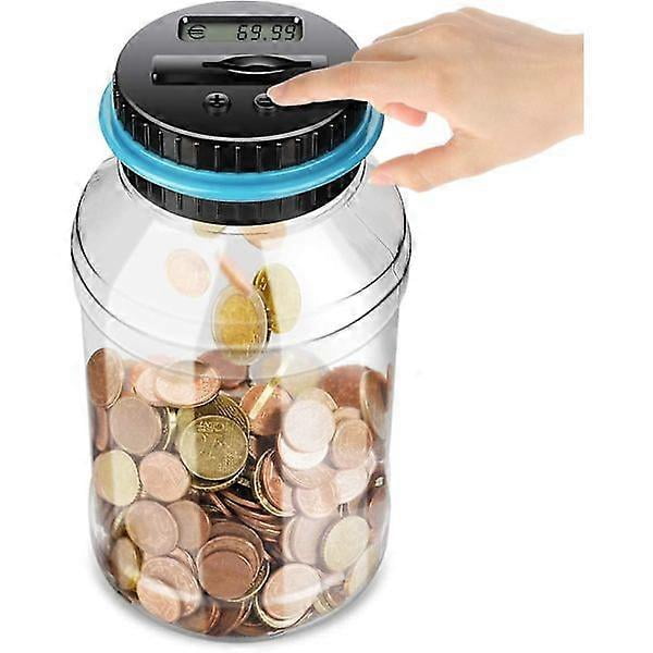 Digital Piggy Bank, the Perfect Piggy Bank as a Gift, Powered by 2 AAA Batteries (Not Included)
