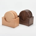 thumbnail image 3 of Injueey 6 pack/lot-La belleza de la con un hermoso juego de posavasos adecuado para bebidas frías y calientes, posavasos de madera, Type3 NO3, 3 of 6