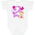 thumbnail image 3 of Inktastic Second Birthday with Cute Puppy and Butterflies Boys or Girls Baby Bodysuit, 3 of 5