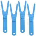 thumbnail image 1 of 4 Pcs Orthopick Flosser Braces Flossmate Holder Refillable Floss Holder Y Shape Floss No-waste Flosser Floss Picks Dispenser, 1 of 4