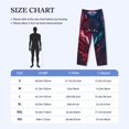 thumbnail image 4 of Balery Cool Wolf Head Pantalones de pijama para hombre, pijama ultraligero, pantalón de descanso-XX-Large, 4 of 6