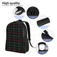 thumbnail image 4 of Easygdp Buffalo Plaid Dark Green Mochila Versátil y Elegante: Comodidad, Almacenaje y Durabilidad para la Universidad, Trabajo, Viajes y Uso Diario, 4 of 7