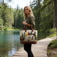 thumbnail image 4 of Stylish Printed Sports Tote For Versatile Gym Shoulder Handbag With Durable Water Fabric, 4 of 7